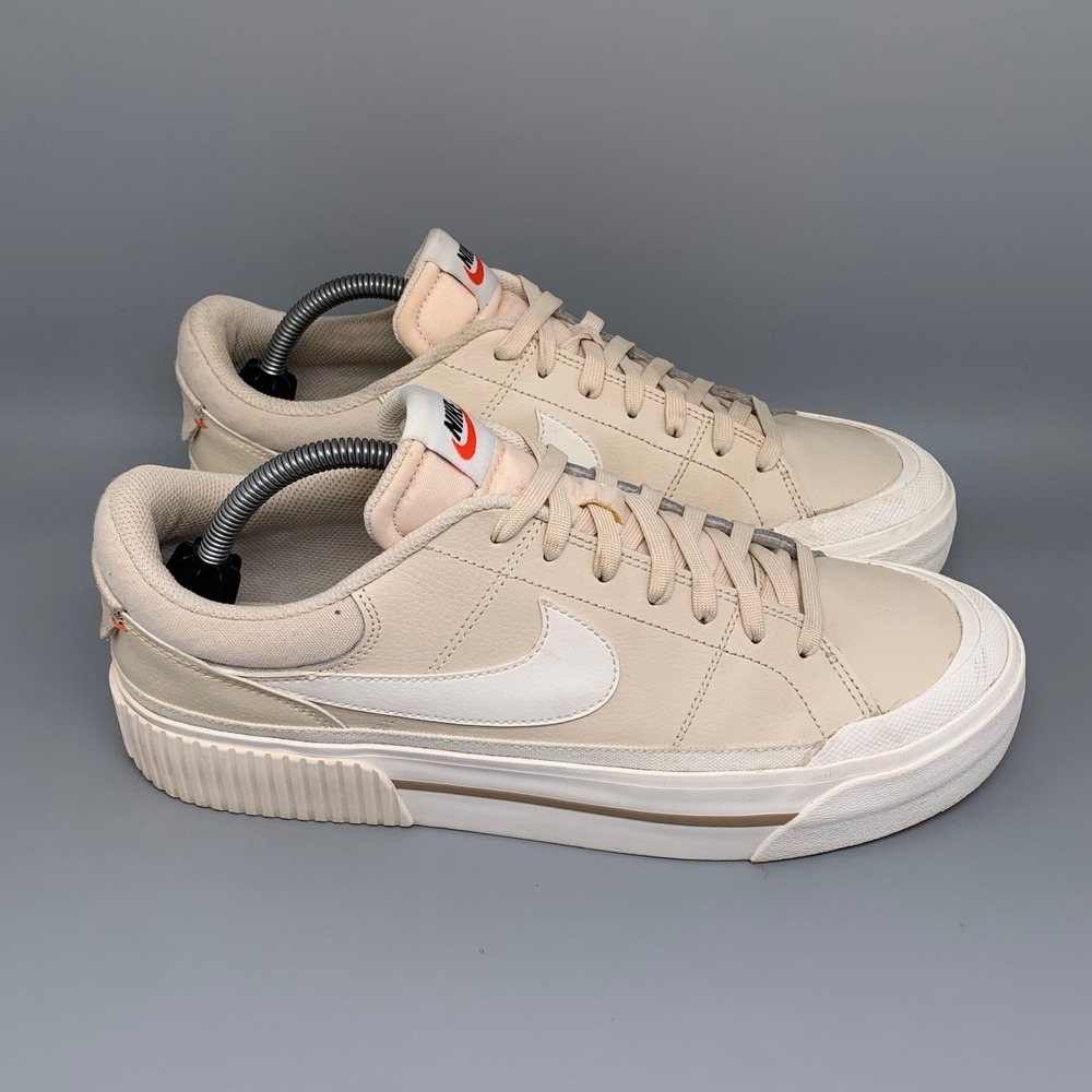 Nike Court Legacy Lift Sanddrift‎ Shoes DM7590-200 Women's Sz 12